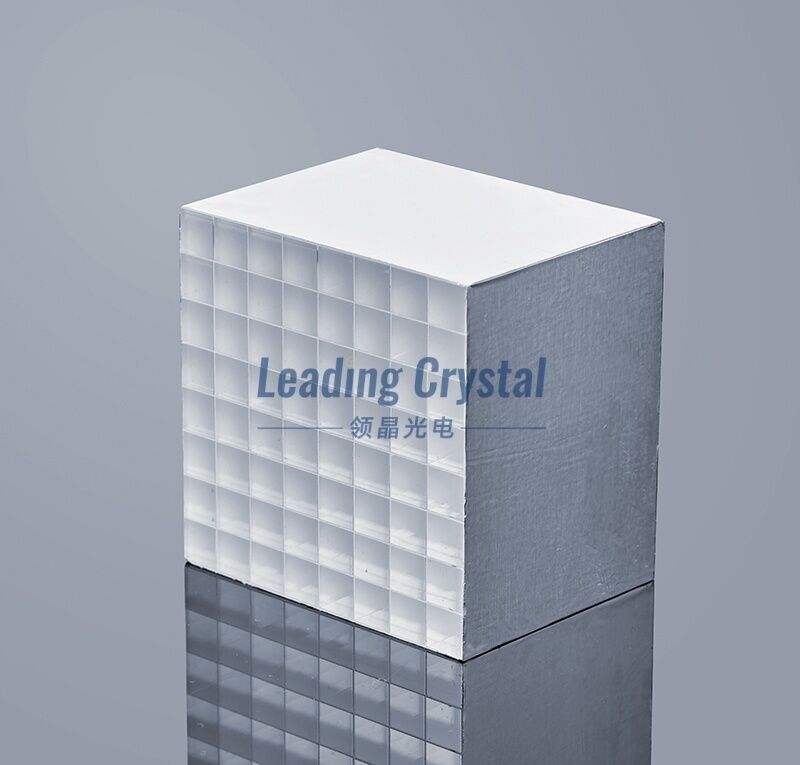 BGO Crystal Array 4.7 mm×4.7 mm×30 mm with  BaSO₄ Reflector - 8×8 Configuration High-Efficiency Gamma-Ray Detection Array for Precision Radiation Measurement